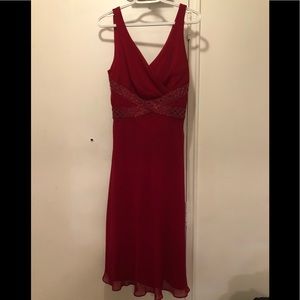 BNWOT Red Dress by Jessica Howard size 12